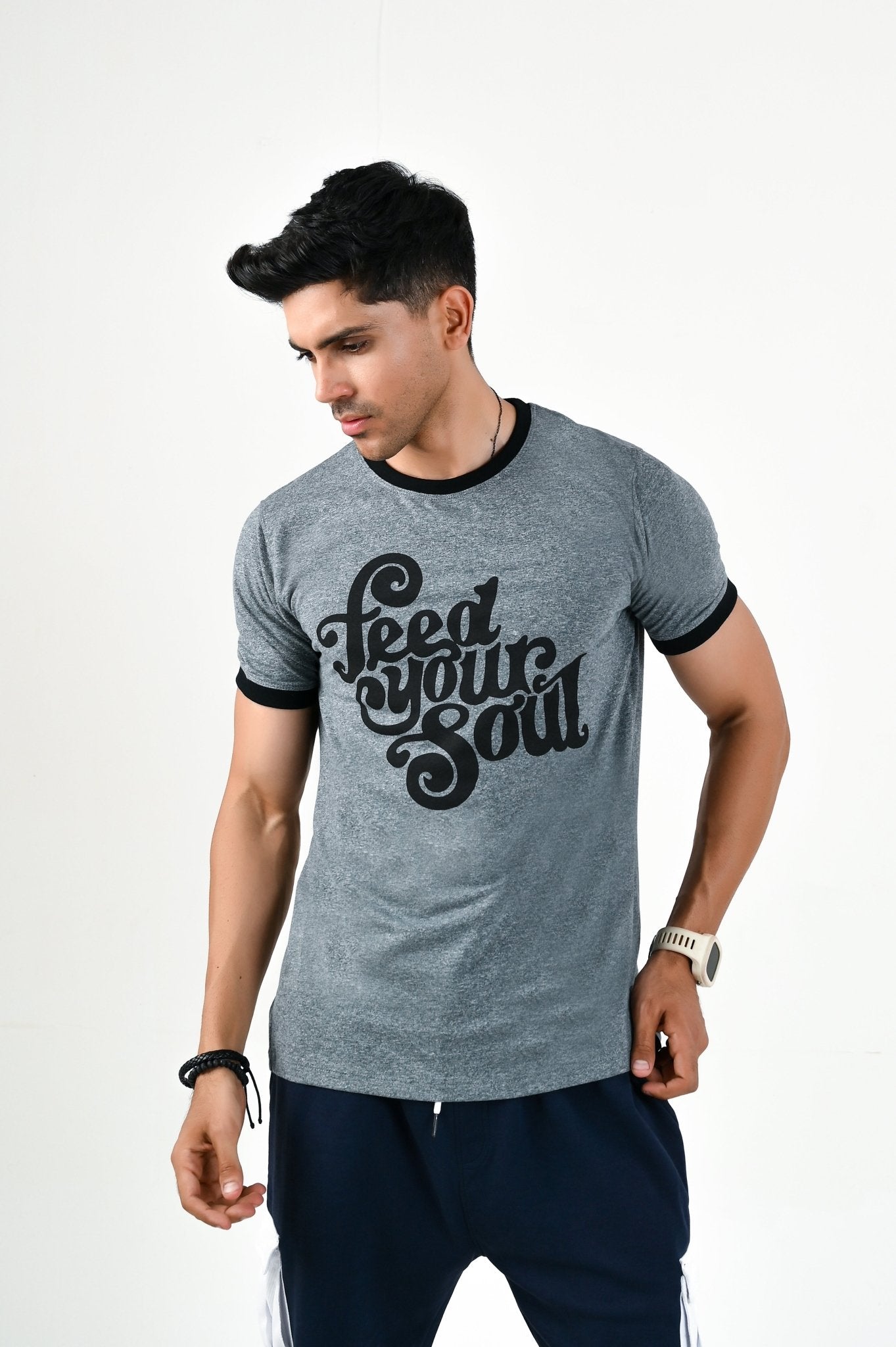 “Feed Your Soul” Tees / Grey - rebelle